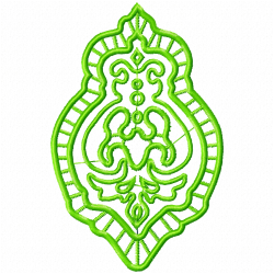Flowers And Tree Embroidery Design 4